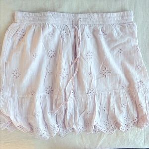 Aerie lavender high waisted skirt